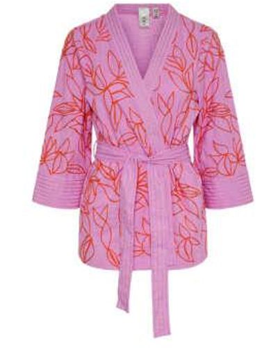 Y.A.S | conea 3/4 kimono - Pink