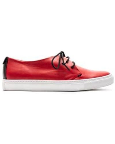 Tracey Neuls Karl Light Or Leather Sneakers - Rosso