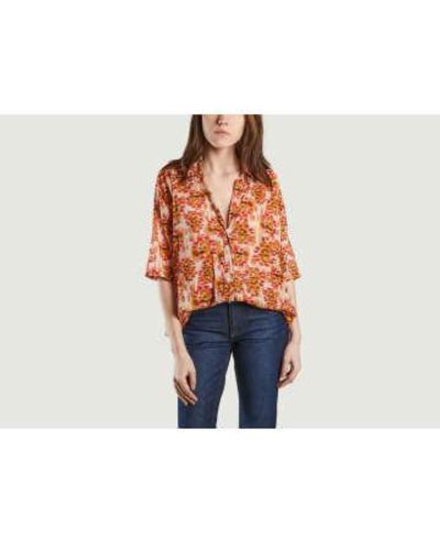 Diega Clara Cotton Shirt - Arancione