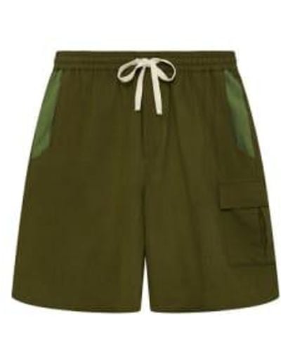 Komodo Jasper shorts patchwork ver - Verde