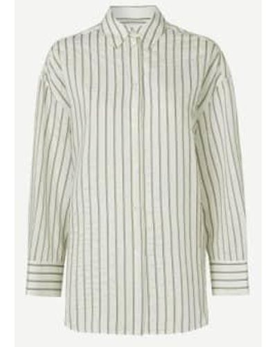 Samsøe & Samsøe Markia Shirt Solitary Stripe S - White