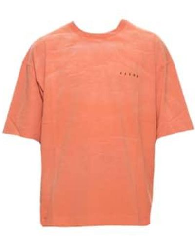 Paura T Shirt For Man Said Oversized Tee - Arancione