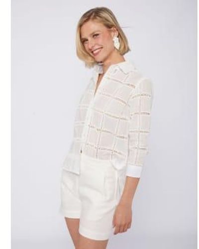 Vilagallo Embroided Shirt - Bianco