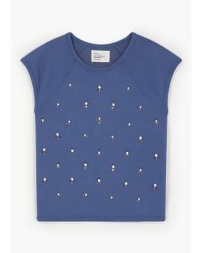 Leon & Harper Sweat-shirt précieux Sirop - Bleu