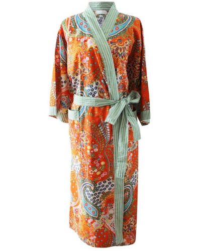 Orange Robes, robe dresses and bathrobes for Women | Lyst