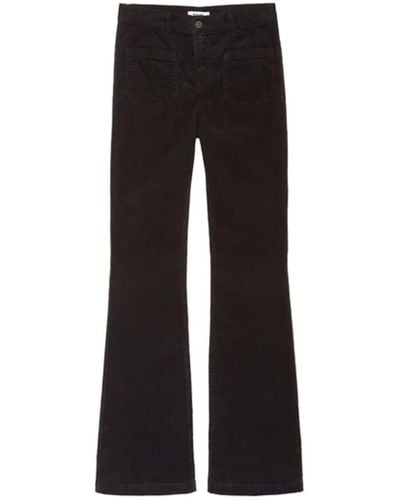 Five Jeans Black Luna Bootcut Cord Trousers