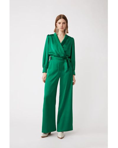 Green Suncoo Pants, Slacks and Chinos for Women | Lyst