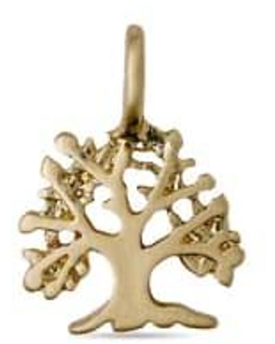 Pilgrim Charm Tree Of Life Pendant - Metallic