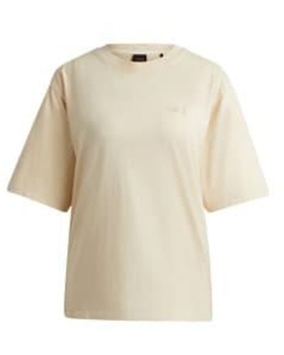 BOSS C Enis Loose Fit T Shirt Size Xxl Col Light - Neutro