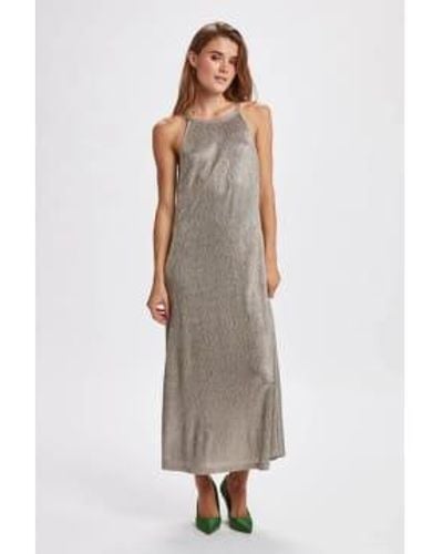 Numph Ydun Silver Dress Xs - Multicolor