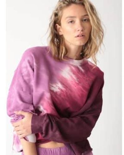 Electric and Rose Sweat-shirt électrique et rylan lilac / bourgogne - Violet