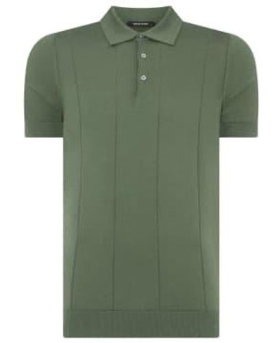 Remus Uomo Knitted Polo - Verde