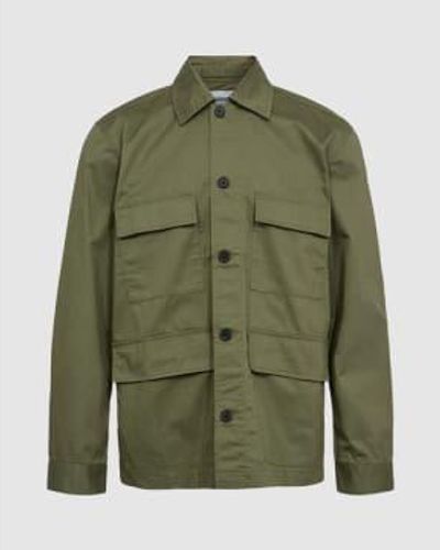 Minimum Beau loden grüne jacke