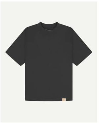 Uskees Organic Over-sized T-shirt Faded Medium - Black