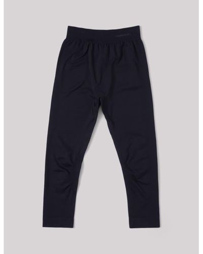 Organic Basics Black Sweat-wicking 3/4 Length Sports Leggings - Multicolour