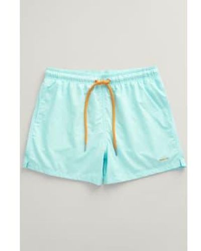 GANT Schwimmshorts im türkisfarbenen nebel 920006000 479 - Blau