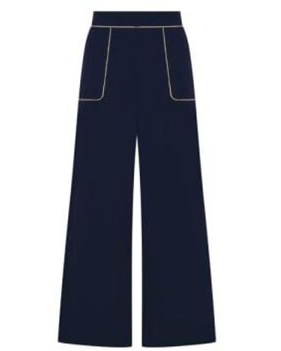 Nooki Design Pantalones clipper en la marina - Azul