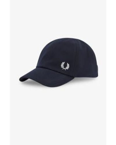 Fred Perry Classic Pique Cap Navy One Size - Blue