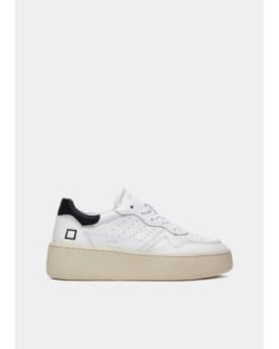 D.a.t.e Sneaker Step Calf Black 37 - White