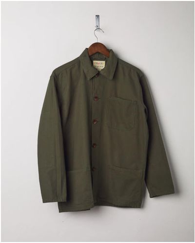 Uskees Organic Buttoned Overshirt - Green