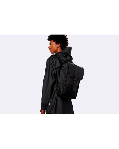 Rains Buckle Backpack Mini Black - Negro