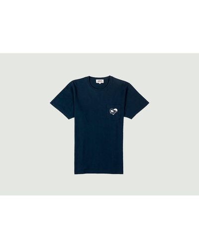 Cuisse De Grenouille Ridley Thick Cotton T-shirt - Blue