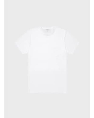 Sunspel Riviera Pocket T-shirt S - White