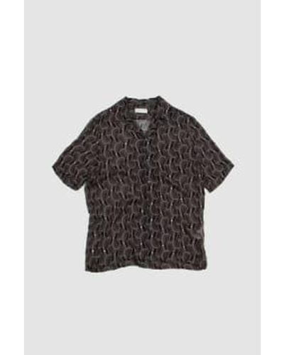 Dries Van Noten Carltone Embroidery Shirt 50 - Black