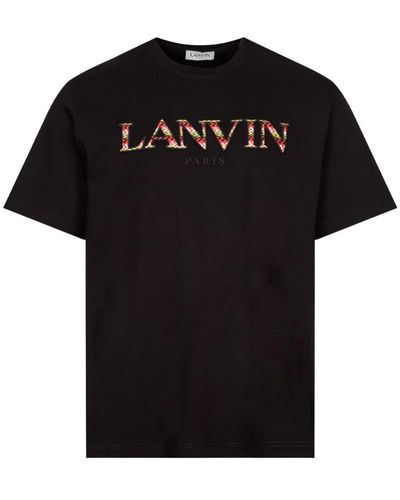 Lanvin Curb T Shirt Black - Nero