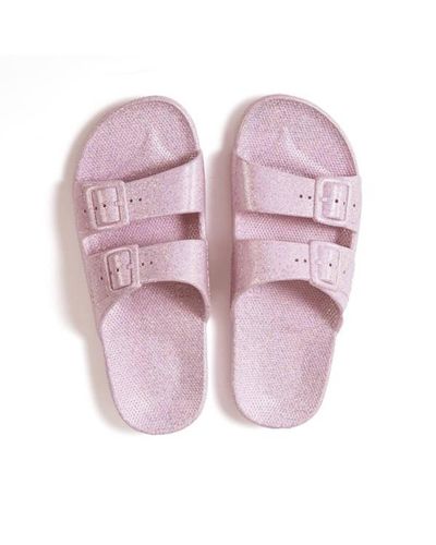 FREEDOM MOSES Slippers Glitter Parma - Purple