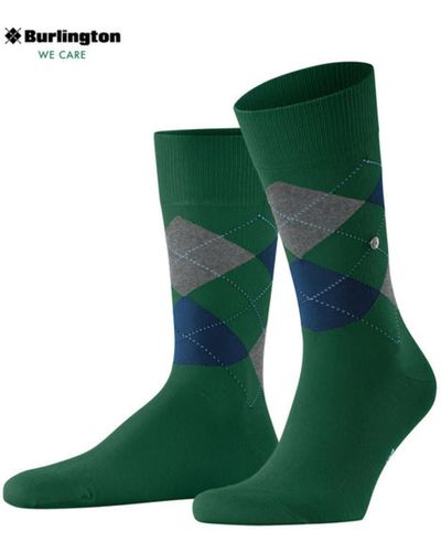 Burlington King Eucaplyptus Socks - Green