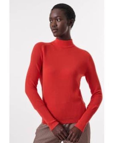 Lanius Turtleneck Sweater - Rosso