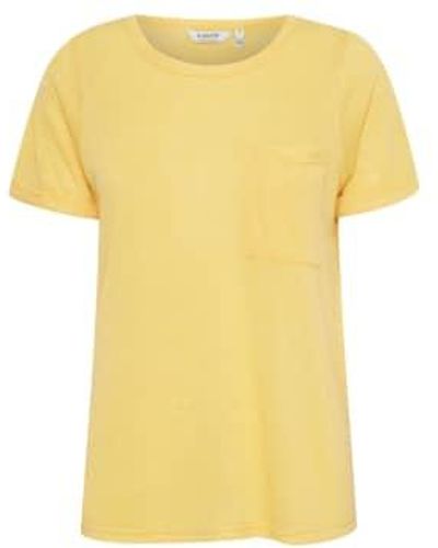 B.Young Bysakia camiseta yarrow - Amarillo