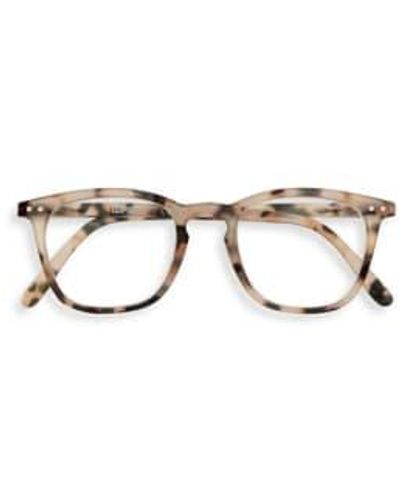 Izipizi Shape E Light Tortoiseshell Reading Glasses +2.5 - Metallic