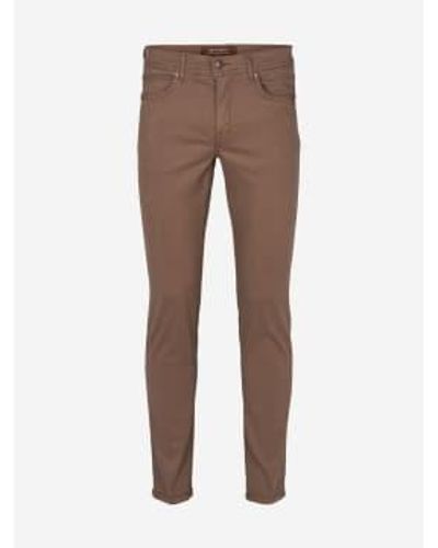 Sand Burton Suede Touch Trousers Size 3332 Col 294 Brown - Marrone