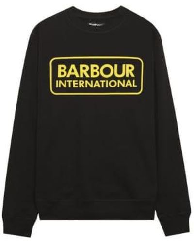 Barbour International large logo sweatshirt - Negro