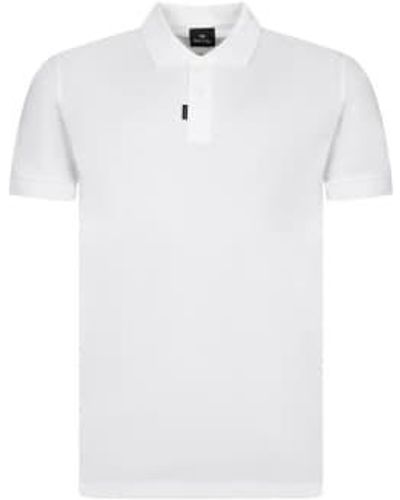 Paul Smith Placket Tab Polo Shirt - Bianco