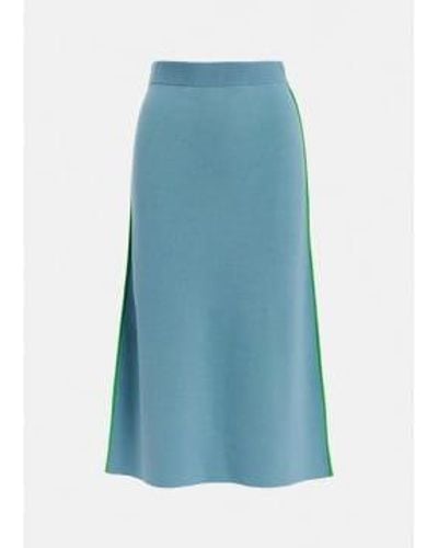 Essentiel Antwerp Folder Skirt S - Blue