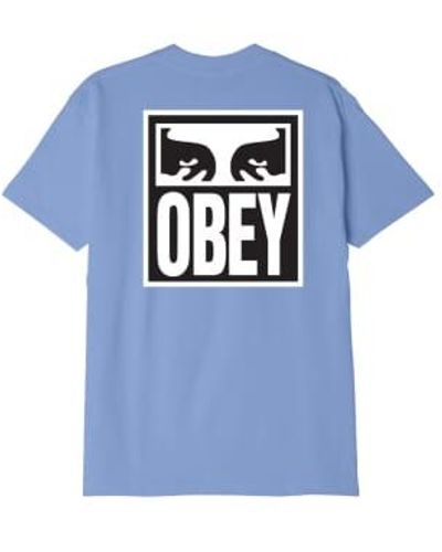 Obey T Shirt Eyes Icon 2 Uomo Digital - Blu