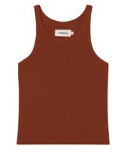 Thinking Mu Top Harriet Toasted Xs - Brown