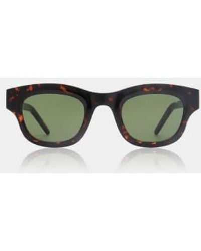 A.Kjærbede Demi Tortoise Lane Sunglasses O/s - Green