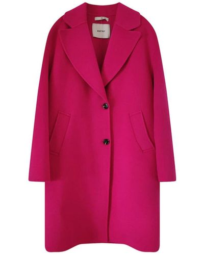 Cashmere Fashion Anfiny Double Face Wollmantel Diana - Pink