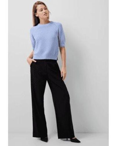 French Connection Lily Mozart Short Sleeve Sweater - Blue