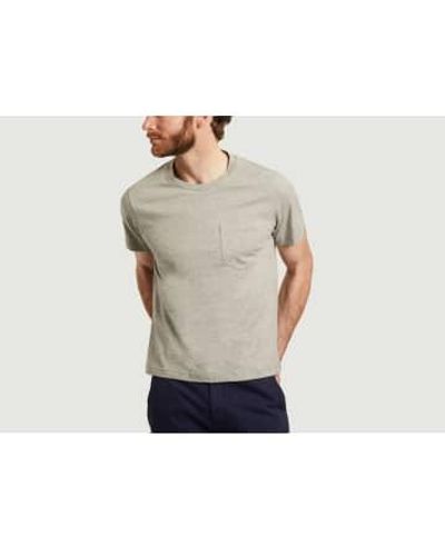 L'Exception Paris Organic Cotton Pocket T Shirt S - Gray