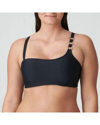 Primadonna Damietta Padded Strapless Bikini Top 34e - Black