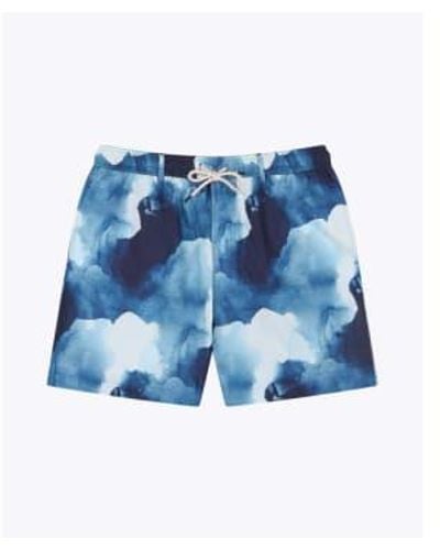 Wemoto Dogs Oc Poplin Swim Shorts - Blue