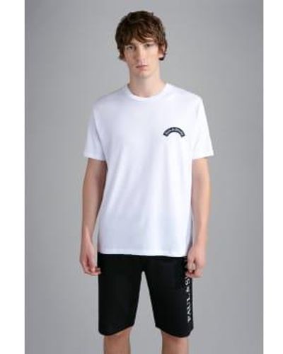 Paul & Shark Coton masculin t - Blanc