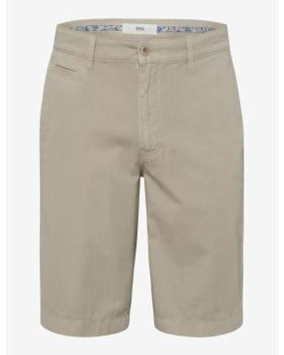 Brax Stone Bari Chino Shorts 32 - Gray