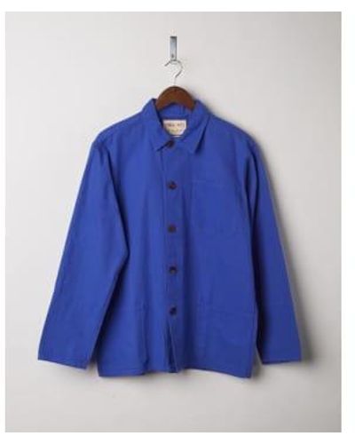 Uskees Buttoned Overshirt Ultra - Blu
