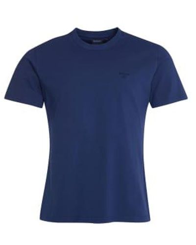 Barbour Garment Dyed T-shirt Navy Xl - Blue